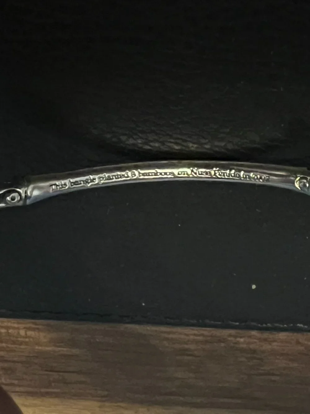 John Hardy Sterling Silver Bamboo Bangle Bracelet x3